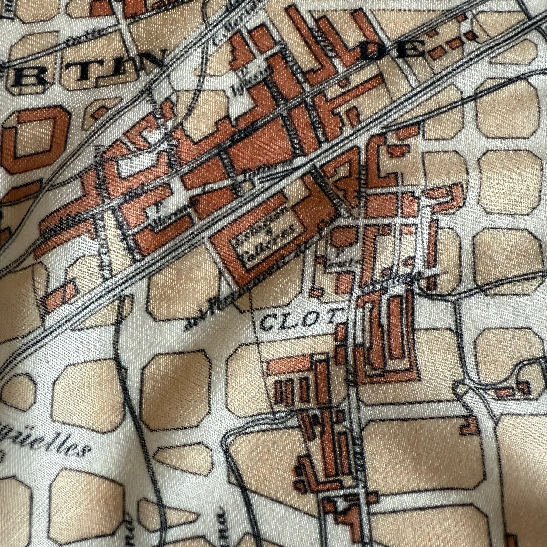 Barcelona, España, Vintage Antique Map, c. 1915 Blanket | Barcelona Spain Decor