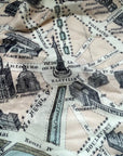 Paris Vintage Birdseye Map Scarf