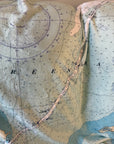 Green Bay, WI Nautical Chart Blanket