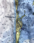 Sanibel Island to Boca Grande, FL Nautical Map Scarf