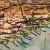 Vintage map of a region with 'Cork' prominently displayed