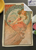 Mucha - 'Painting' Tea Towel
