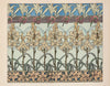 Art Nouveau inspired scarf showcasing a classic decorative panel illustration