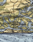 Charleston, SC Nautical Chart Scarf