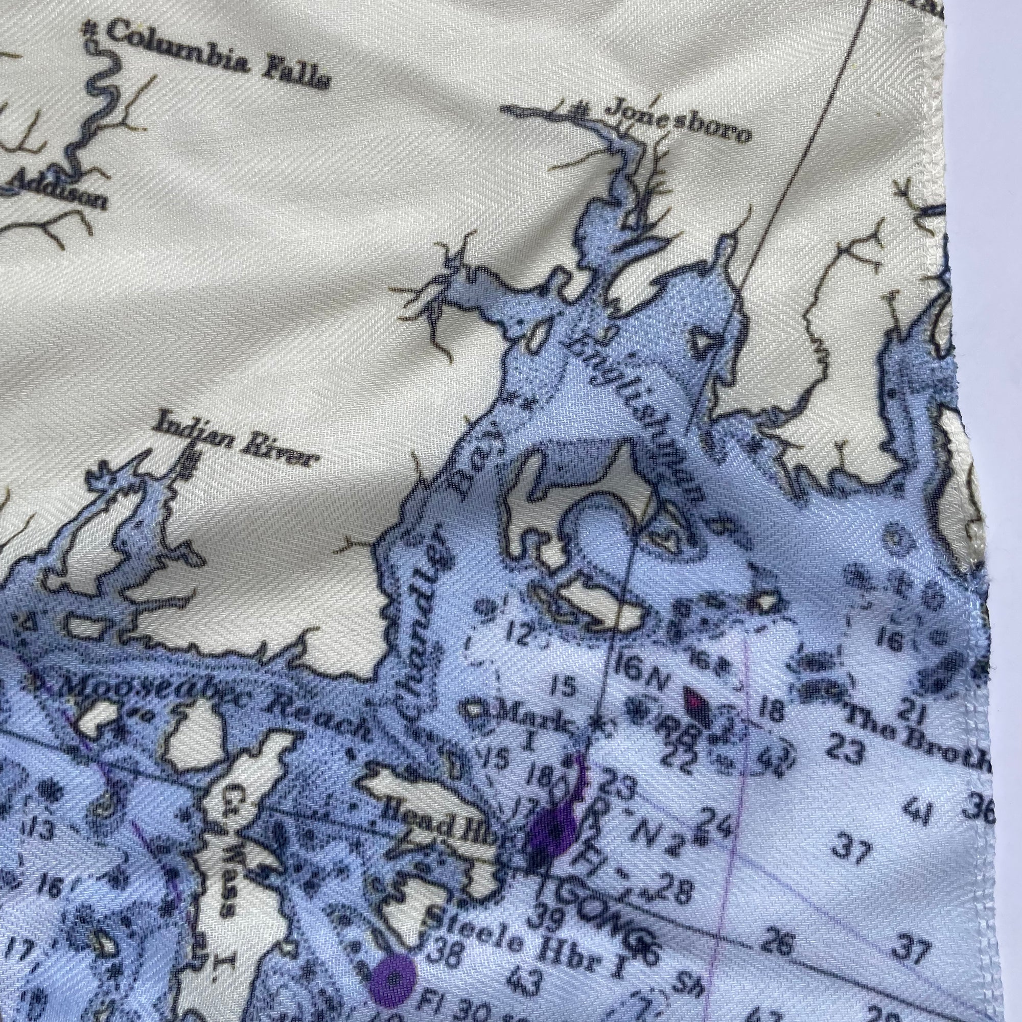 Coast of Maine Chart Scarf