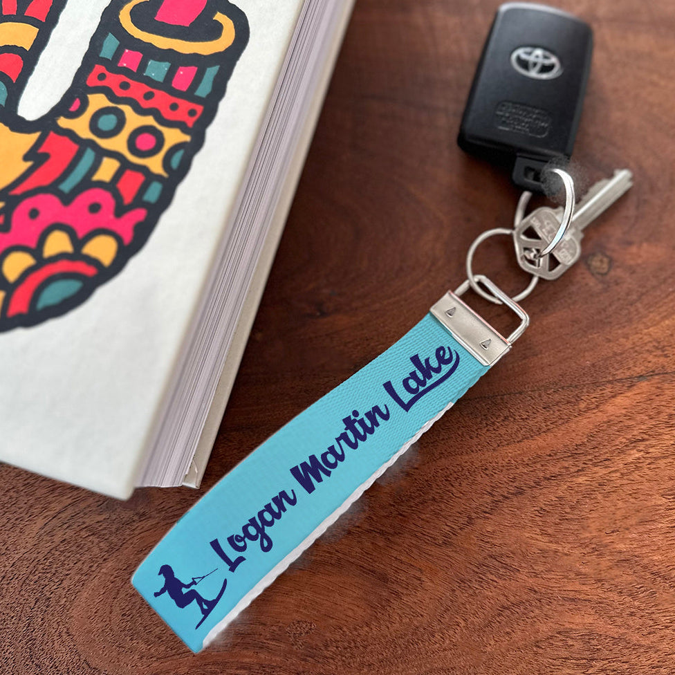 Canvas Key Chain, Wristlet Style Wholesale