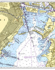 Miami, FL Nautical Chart Placemats, set of 4