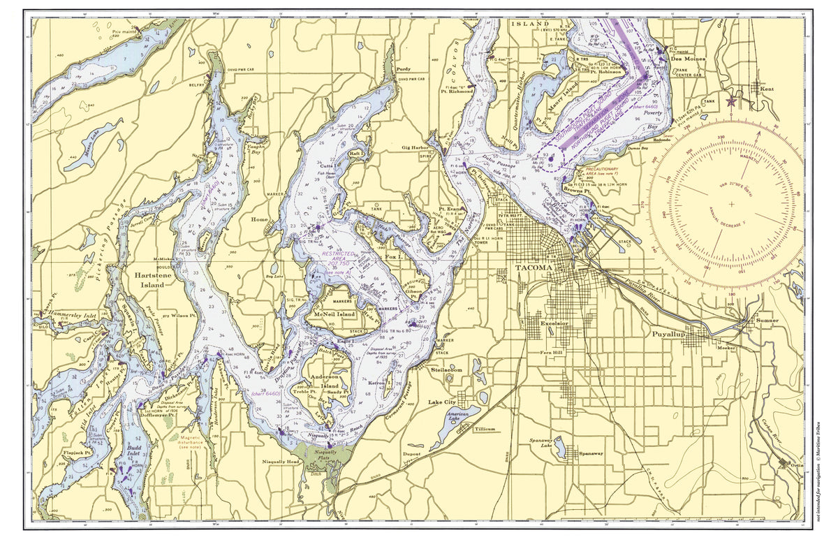Tacoma Area - Puget Sound Placemat