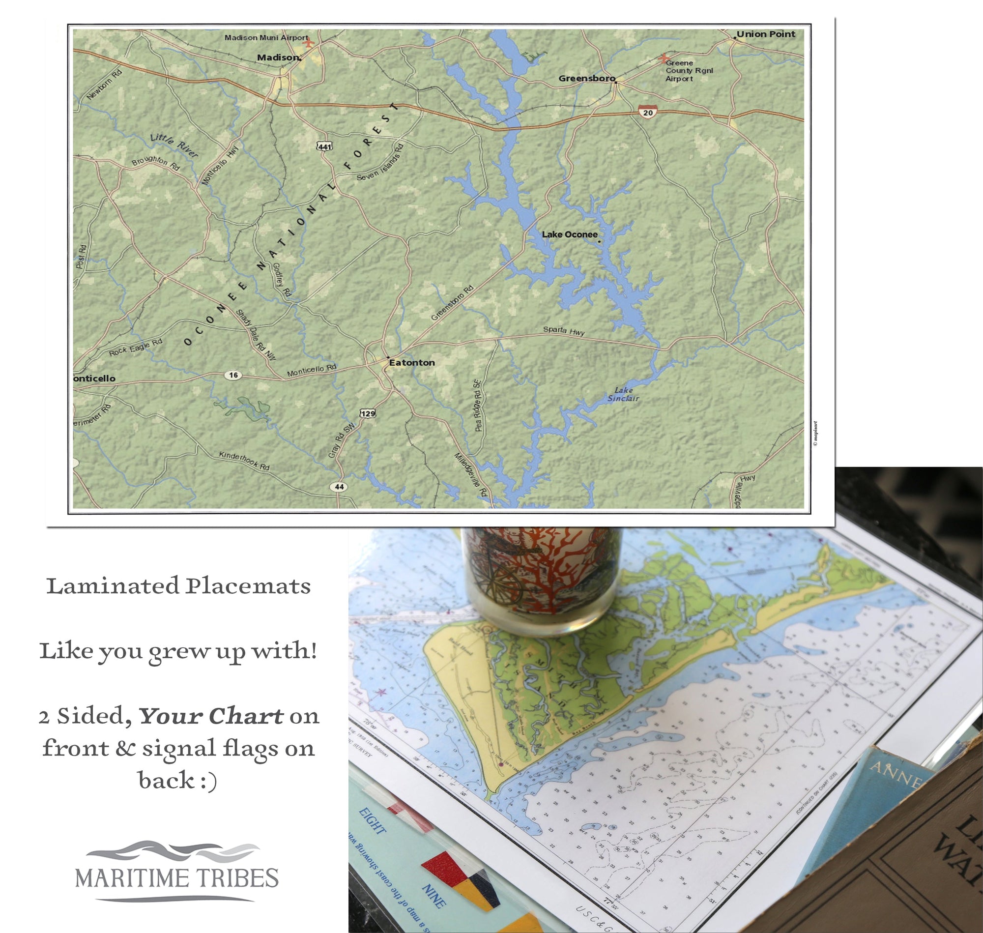 Nautical Chart Placemat