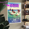 Vintage Surf Competition Poster