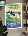 Vintage Surf Competition Poster