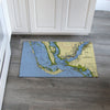 Map Accent Rug Wholesale – 20" x 30" | Non-Skid Back