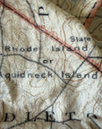 Newport, RI Vintage Topo Map Blanket
