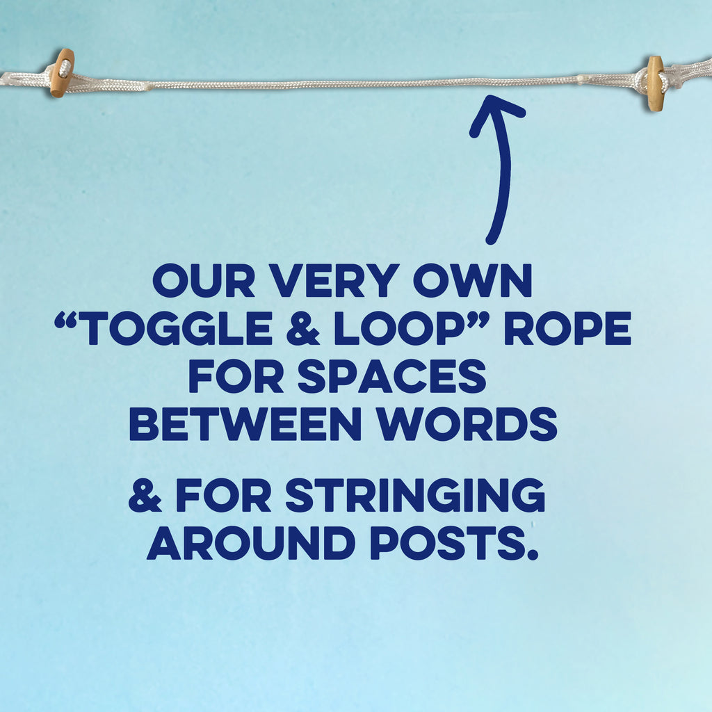 A Spacer for the Flags: Cordage, loop and toggle