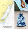 Assateague National Seashore, Fenwick Island to Chincoteague Chart Quick Dry Towel