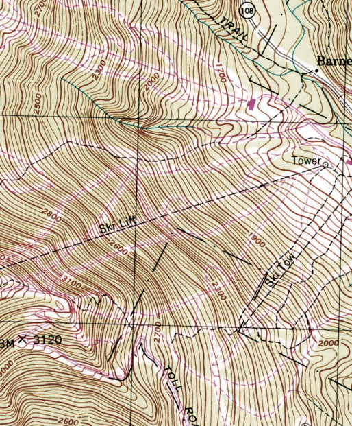 Stowe, Vermont Vintage Topographical Map Blanket