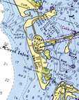 Siesta Key, FL.Nautical Chart Blanket