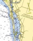 Siesta Key, FL.Nautical Chart Blanket