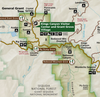 Sequoia National Park Map Scarf – 3-Season Lightweight Wrap – Official Park Map