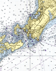 Buzzards Bay with Cuttyhunk, MA Nautical Chart Blanket