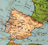 Europe Vintage Map Blanket