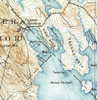 Lake Winnipesaukee, NHVintage Topo Map Blanket