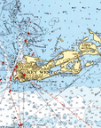 Key West, FL Nautical Chart Blanket