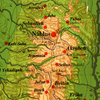 Palestine Vintage (c. 1915) Map Blanket