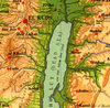 Palestine Vintage (c. 1915) Map Blanket