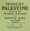 Palestine Vintage (c. 1915) Map Blanket