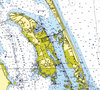 Corolla to Rodanthe (The Outerbanks), Vintage Chart Blanket