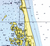 Corolla to Rodanthe (The Outerbanks), Vintage Chart Blanket