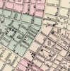 Charleston, SC Vintage 1886 Map Blanket