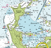 Nautical map of Somerset Island and surrounding waters with various labels and coordinates.