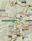Sequoia National Park Map Scarf – 3-Season Lightweight Wrap – Official Park Map