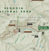 Sequoia National Park Map Scarf – 3-Season Lightweight Wrap – Official Park Map