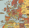 Illustrated World Map Baby Blanket - by Ernest Dudley Chase - Super Soft