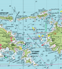 US Virgin Islands Laminated Placemat (St. Thomas & St. John, USVI Nautical Chart)
