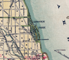 Vintage Chicago Map Scarf – Chicago Illinois Map