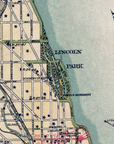Vintage Chicago Map Scarf – Chicago Illinois Map