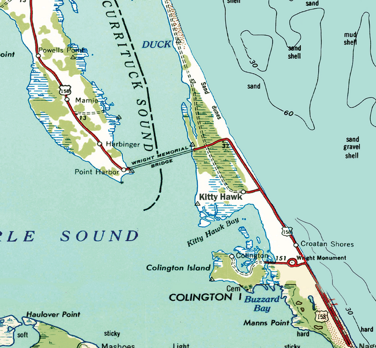 Outerbanks (Currituck to Ocracoke, OBX), NC Quick Dry Towel
