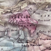 Long Island, NY Vintage Map Scarf