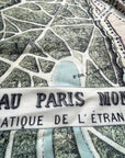 Paris Vintage Birdseye Map Scarf