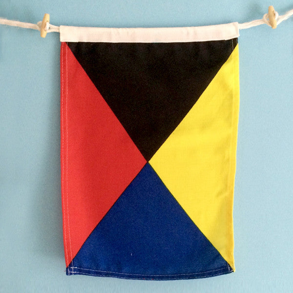 "Z" Nautical Signal Flag - mysignalflags