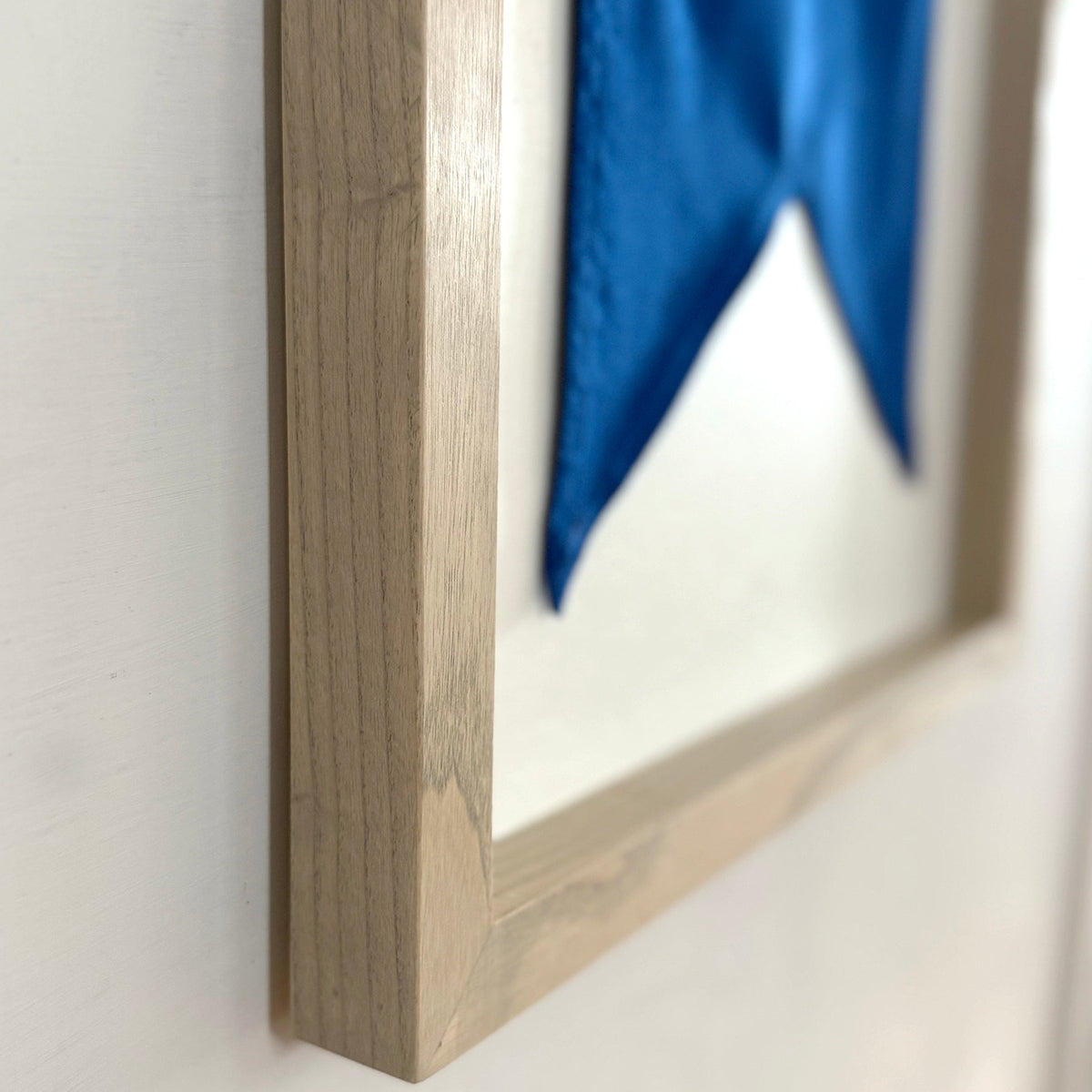 "A" Nautical Flag in Glass-Free Shadow Box Frame - Maritime Tribes USA