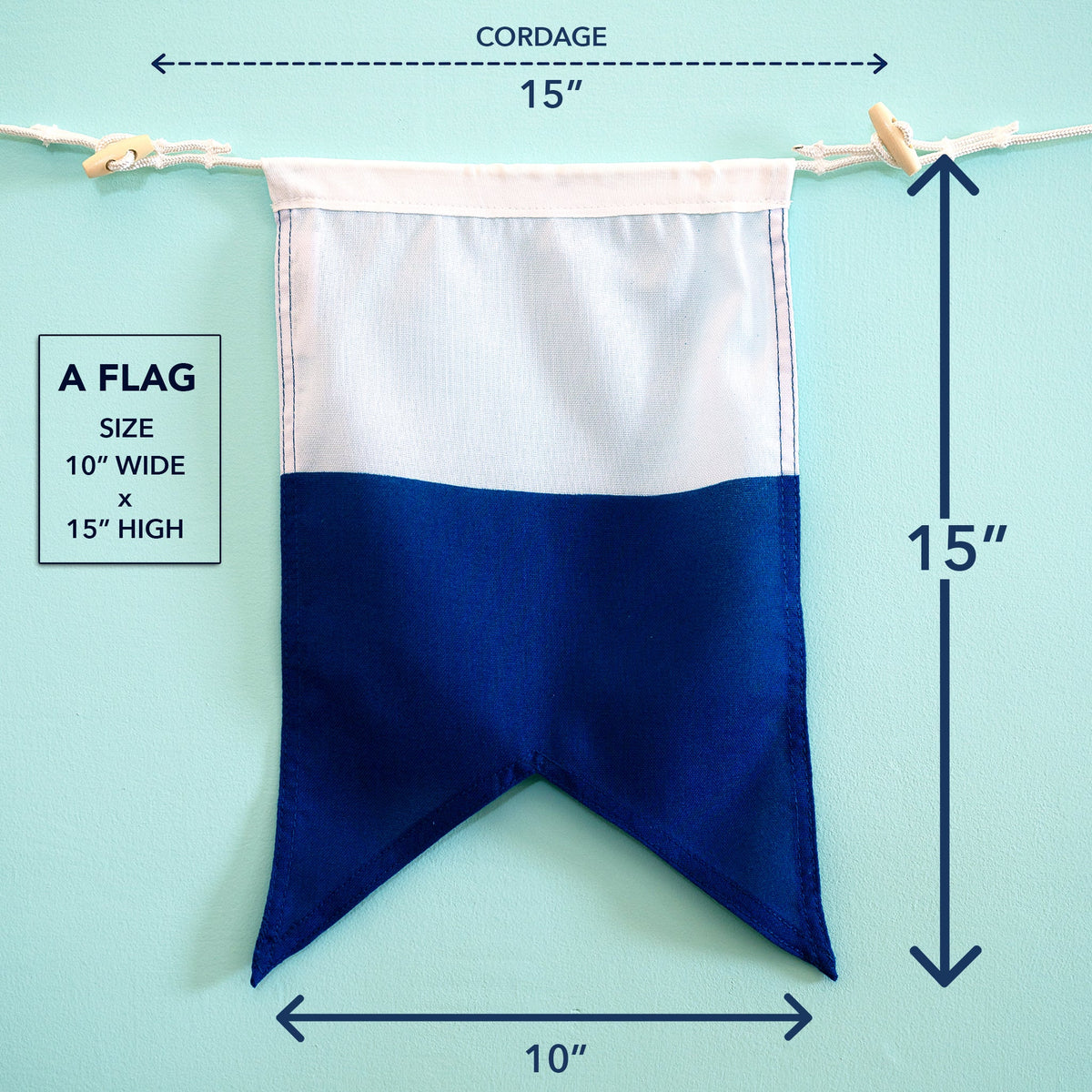"A" Nautical Signal Flag – Traditional Maritime Code Flag - Maritime Tribes USASignal Flag