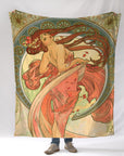Alphonse Mucha's 'Dance' Blanket - Maritime Tribes USABlanket