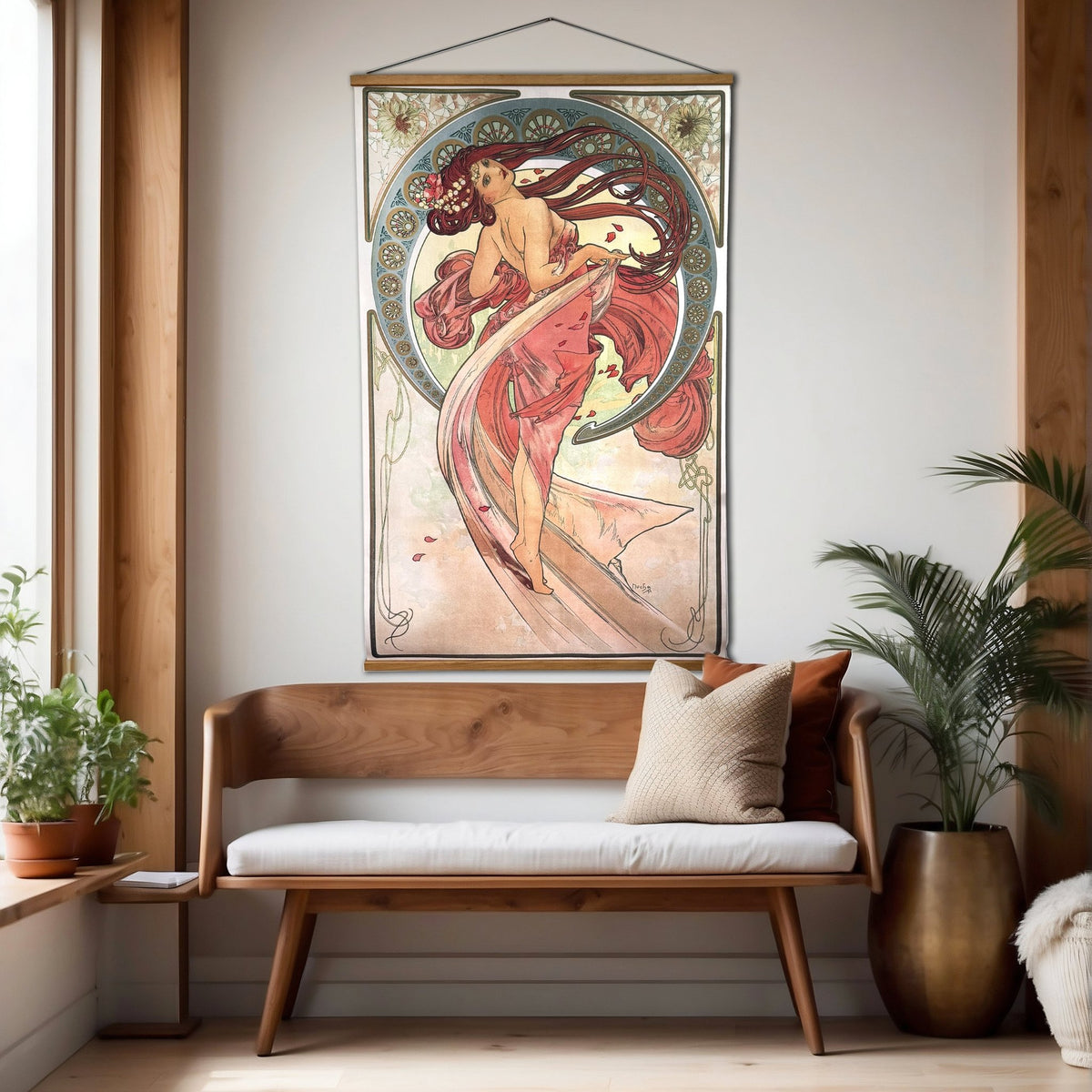Alphonse Mucha's 'Dance' Canvas Wall Scroll - Maritime Tribes USAWALL ART