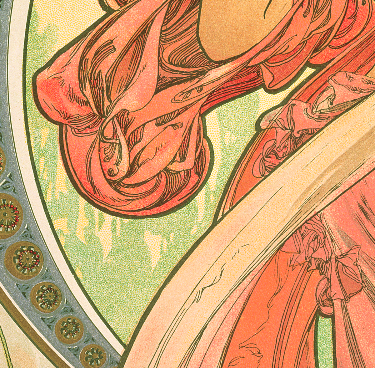 Alphonse Mucha's 'Dance' Canvas Wall Scroll - Maritime Tribes USAWALL ART