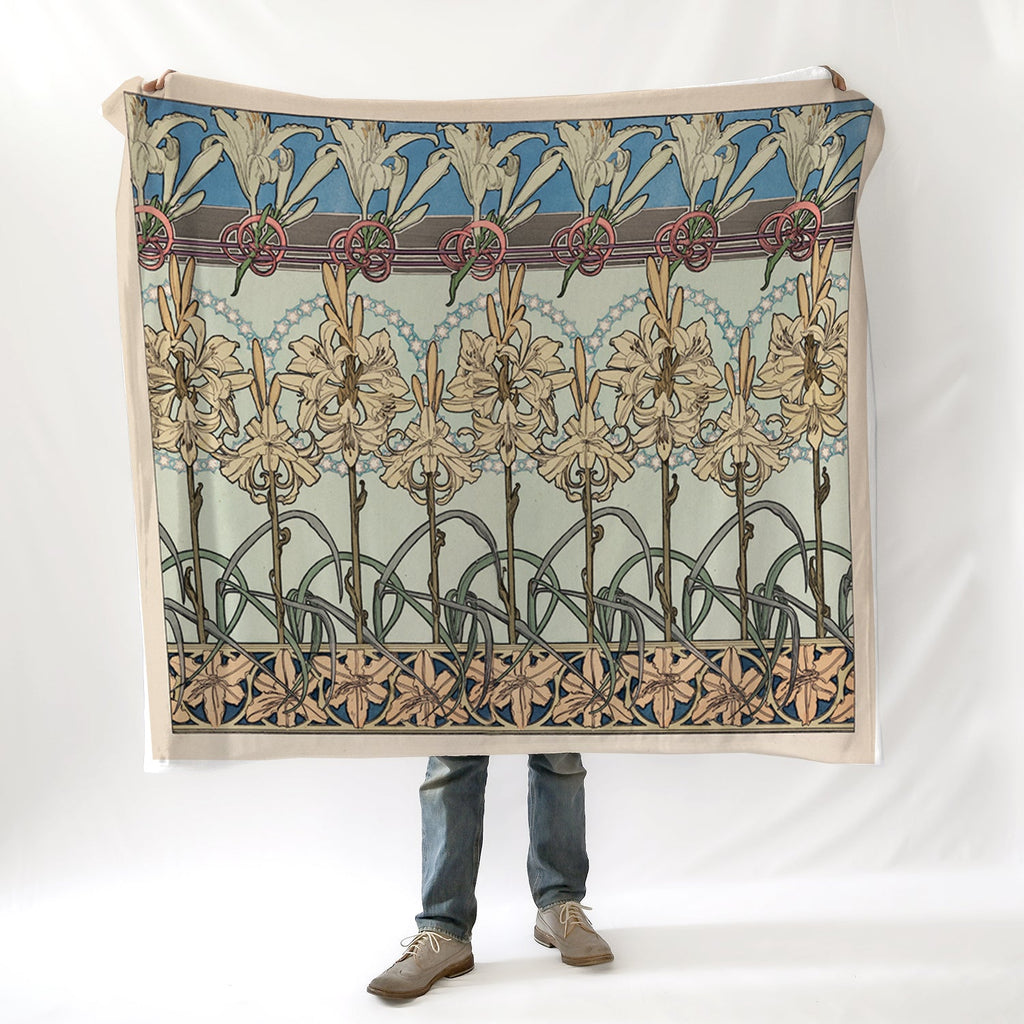 Alphonse Mucha's 'Decorative Motif' (1901) Blanket - Maritime Tribes USABlanket